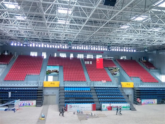 自贡电厂体育馆网架加工